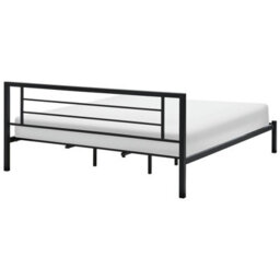 Beliani Bed Metal Cusset 180 X 200 Cm (Eu Super King) Black - thumbnail 6