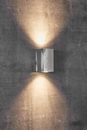 Nordlux Canto Outdoor Galvanized Steel Wall Light Coastal/marine Safe Silver,mains - thumbnail 4