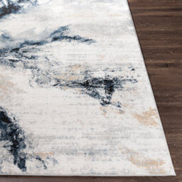 Livabliss Jolie-Abstract Blue Grey Beige Black Modern Marble Living Dining Bedroom Rug 120 X 170 Cm Easy Care, Non Shedding - thumbnail 5