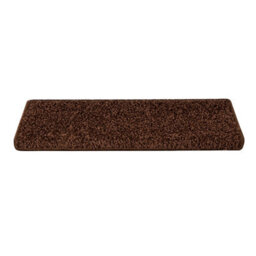 Floordirekt Sphinx Self Adhesive Edged Soft Shaggy Stair Tread Mat For Indoor Stairs Rectangular Brown 23.5 X 65 Cm - thumbnail 4