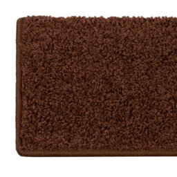 Floordirekt Sphinx Self Adhesive Edged Soft Shaggy Stair Tread Mat For Indoor Stairs Rectangular Brown 23.5 X 65 Cm - thumbnail 3