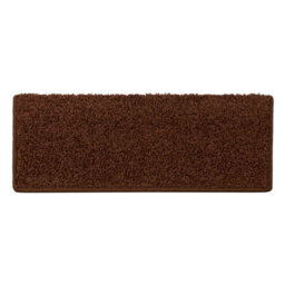 Floordirekt Sphinx Self Adhesive Edged Soft Shaggy Stair Tread Mat For Indoor Stairs Rectangular Brown 23.5 X 65 Cm - thumbnail 1