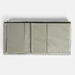 Ohs Ribbed Fleece 6 Draw Storage Chest Shoe Organiser Cabinet - Grey - thumbnail 3