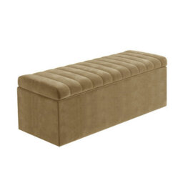 Safar 150Cm Wide Ottoman Storage Box - Brown Naples Ottoman Box With Storage - thumbnail 4