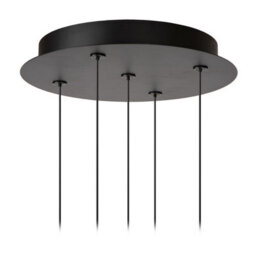 Lucide Kligande - Pendant Light - 30 Cm - Led Dim. - 5X8W 2700K - Black - thumbnail 5