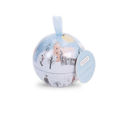 Heart and Home Christmas Tin Soy Candle - Snowflake Sparkle Fragrance - 20 Hours Burn - image 1