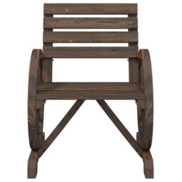 Berkfield Garden Chairs 2 Pcs 58X58X78.5 Cm Solid Wood Fir - thumbnail 5