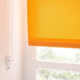 A.unique Home Premium Trimmable Daylight Roller Window Blind - Light Filtering Fabric - 4Ft - Orange - 120Cm (W) X 170Cm (L) - thumbnail 3