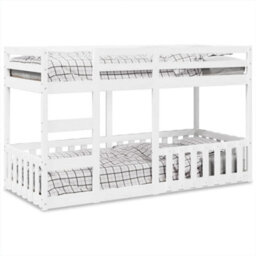 Berkfield Bunk Bed White 80X200 Cm Solid Wood Pine