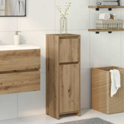 Berkfield Stylish Bathroom Cabinet Artisan Oak 30X30X95 Cm Engineered Wood - thumbnail 2