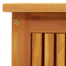 Berkfield Garden Storage Box 113X50X58 Cm Solid Acacia Wood - thumbnail 7