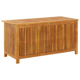 Berkfield Garden Storage Box 113X50X58 Cm Solid Acacia Wood - thumbnail 5