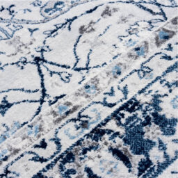 The Rugs Montana Navy Traditional Area Rug And Runner Soft Durable Pet Friendly Easy To Clean Living Room Bedroom 4070Nv - thumbnail 3