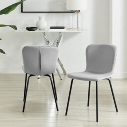 Furniturebox Furniturbeox Uk Asti Grey Marble Ceramic Top Dining Table & 4 Grey Asti Chairs - thumbnail 8