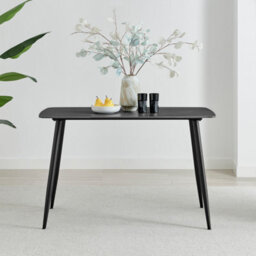 Furniturebox Furniturbeox Uk Asti Grey Marble Ceramic Top Dining Table & 4 Grey Asti Chairs - thumbnail 3