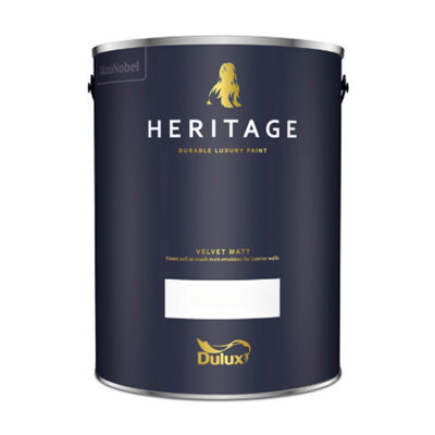 Dulux Trade Heritage Velvet Matt Roman White 5L - image 1
