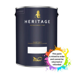 Dulux Trade Heritage Velvet Matt Roman White 5L - thumbnail 2