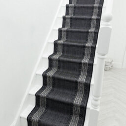 Greek Key Stair Runner - Hardwearing, Non-Slip & Durable Carpet For Stairs & Staircases, Multiple Lengths - thumbnail 6