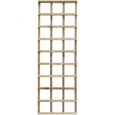 Cheshire Pack Of 3: 6 X 2 Heavy Duty Trellis Panel Pressure Treated