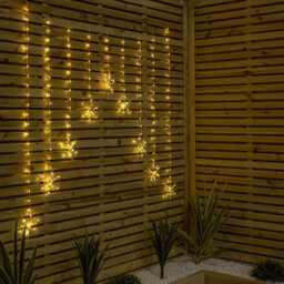 Samuel Alexander 1.2M X 1.2M Flexibrights Christmas Snowflake Curtain Lights With 267 Warm White Leds - thumbnail 3