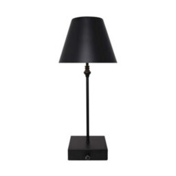 Pagazzi Lighting Pagazzi Lustre Black Led Rechargeable Table Lamp - thumbnail 7
