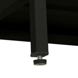 Berkfield Tv Cabinet Black 90X30X44 Cm Steel And Glass - thumbnail 9