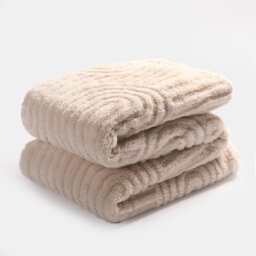OHS Teddy Fleece Throw Tufted Plush Supersoft Travel Bedspread Warm Soft Blanket - thumbnail 2
