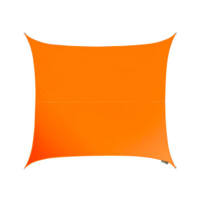 Kookaburra 3M Square Waterproof Orange Garden Patio Sun Shade Sail Canopy 98% Uv Block With Free Rope - image 1