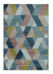 Modern Easy To Clean Geometric Rug For Living Room-120Cm X 170Cm - thumbnail 6