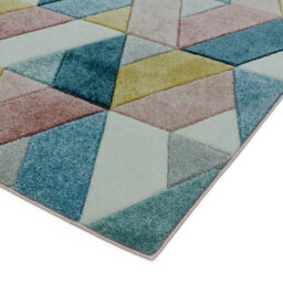 Modern Easy To Clean Geometric Rug For Living Room-120Cm X 170Cm - thumbnail 4