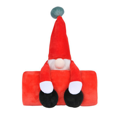 Smart Living Cozy Fleece Throw Blanket With Matching Soft Toy - Throw 100 X 85 Cm - Toy 25 X 8.5Cm - image 1