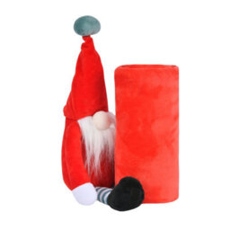 Smart Living Cozy Fleece Throw Blanket With Matching Soft Toy - Throw 100 X 85 Cm - Toy 25 X 8.5Cm - thumbnail 2