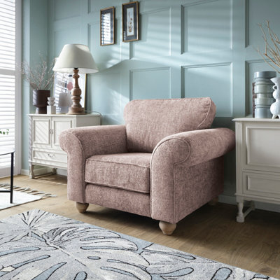 Abakus Direct Ingrid Collection Armchair In Woodrose - image 1
