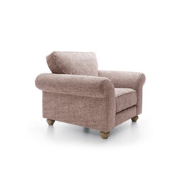 Abakus Direct Ingrid Collection Armchair In Woodrose - thumbnail 4