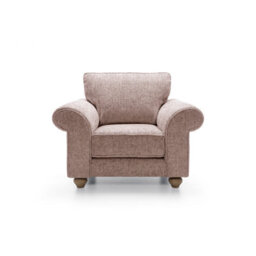 Abakus Direct Ingrid Collection Armchair In Woodrose - thumbnail 2