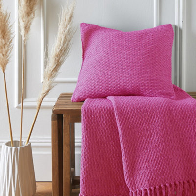 Drift Hayden Filled 100% Recycled Sustainable Cotton Basket Weave Cushion - image 1