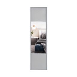 Spacepro Classic Wideline Mirrored Dove Framed Sliding Wardrobe Door (H)2220mm (W)610mm - thumbnail 2