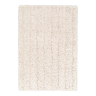 Sweeek - Indoor Rug With Linear Pattern Cream 230X160Cm - Sol - image 1