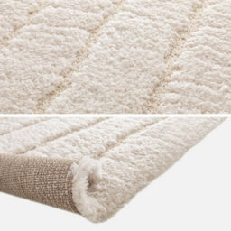 Sweeek - Indoor Rug With Linear Pattern Cream 230X160Cm - Sol - thumbnail 2