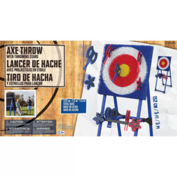 Eastpoint Outdoor Target Throwing Game With Steel Frame & 8 Safety Throwers - thumbnail 5