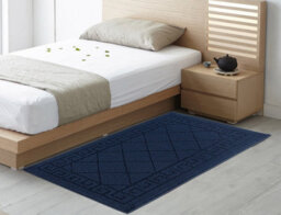 Smart Living Heavy Duty Machine Washable Runner For Hallway, Kitchen Non Slip Floor Mats, Door Mat 60Cm X 220Cm - Navy - thumbnail 3