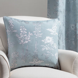 Wylder Sophia Floral Jacquard Piped Feather Filled Cushion - thumbnail 1