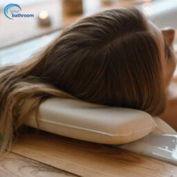 Your Bathroom Bath Pillow With 7 Suction Cups Non Slip Bath Cushion For Head And Neck Support Ideal For Relaxation Meditation - thumbnail 8