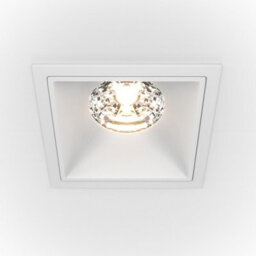 Luminosa Lighting Luminosa Maytoni Alfa Led Square Dimmable Recessed Downlight White, 1250Lm, 4000K - thumbnail 1