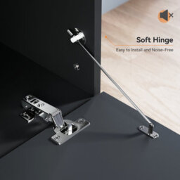 Elegant Floating Tv Unit Cabinet With Led Lights, Black Wall-Mounted Tv Stand Shelf, 1400X300X350mm - thumbnail 4