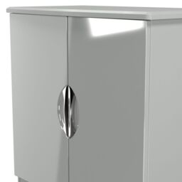 Ready Assembled Dusk Grey Elegant Cabinet (H)792mm (W)765mm (D)415mm - thumbnail 3