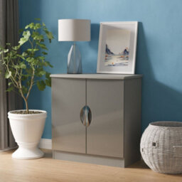 Ready Assembled Dusk Grey Elegant Cabinet (H)792mm (W)765mm (D)415mm - thumbnail 1