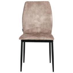Beliani Set Of 4 Dining Chairs Rocheport Fabric Taupe - thumbnail 5