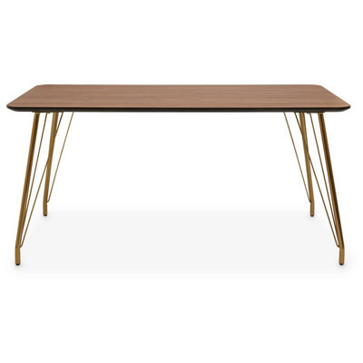 Premier Housewares Interiors By Premier Veneto Dining Table With Natural Wood Effect - image 1