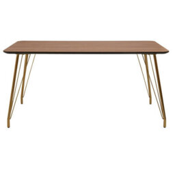 Premier Housewares Interiors By Premier Veneto Dining Table With Natural Wood Effect - thumbnail 8